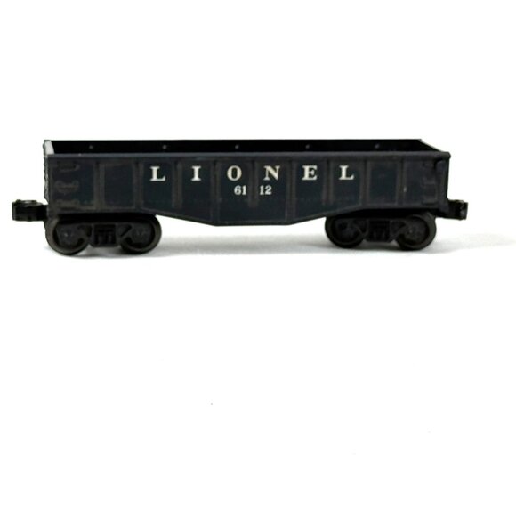 Vintage Lionel 0/027 Gauge 6112 Model Railroad Black Gondola Train Car - Picture 1 of 5